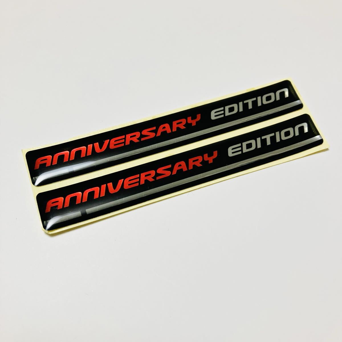 アニバーサリー エディション EDITION 汎用 パーツ シール エンブレム 国産車 外車 内装 外装 カスタム フィアット シボレー キャデラック