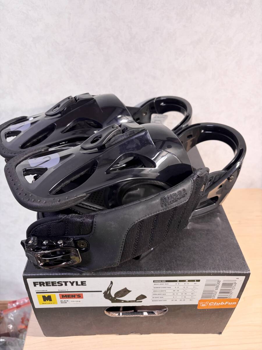新品未使用 BURTON バートン FREESTYLE フリースタイル サイズM バインディング ビンディング スノーボード 10年以上たつのでジャンク扱い