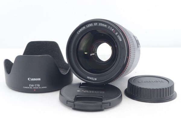 外観美品★Canon キャノン EF35mm F1.4L II USM フルサイズ対応 単焦点レンズ R5379
