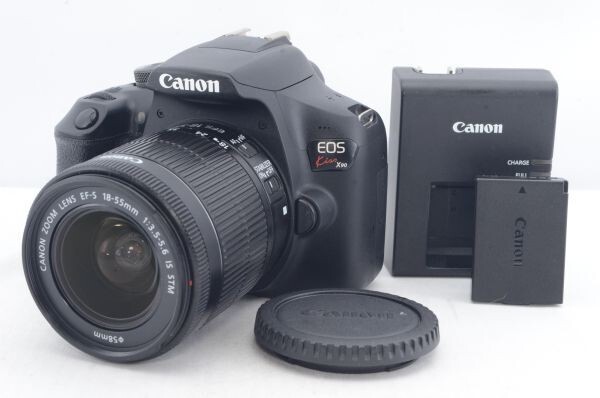 Canon キャノン EOS Kiss X90 標準ズームレンズキット ブラック 2410万画素 デジタル一眼レフカメラ R5376