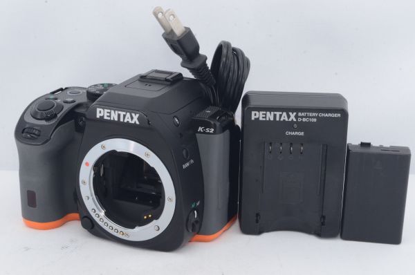 PENTAX ペンタックス K-S2 ボディ ブラック×オレンジ 2012万画素 APS-C デジタル一眼レフカメラ R5438