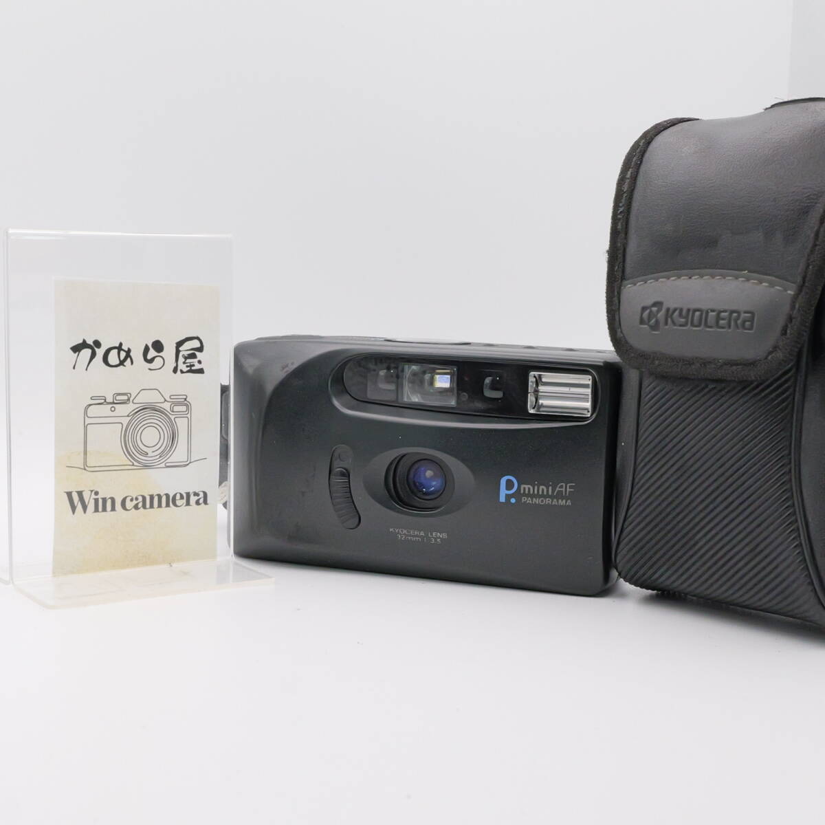 【かめら屋】KYOCERA 京セラ P mini AF コンパクトフィルムカメラ 簡易動作確認済　#40