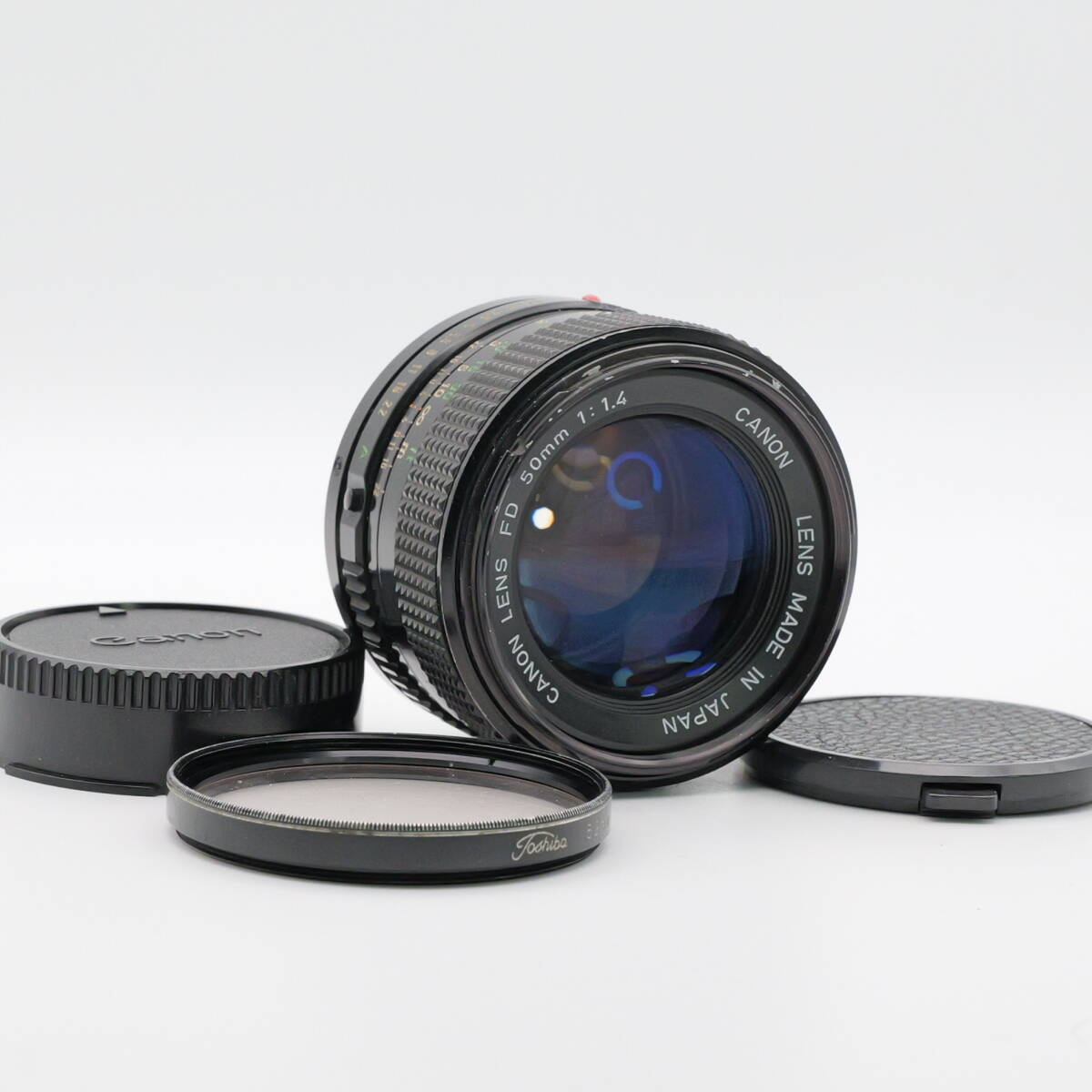 【かめら屋】光学極美品 Canon キャノン New FD 50mm F1.4 単焦点レンズ FDマウント 動作確認済 #3