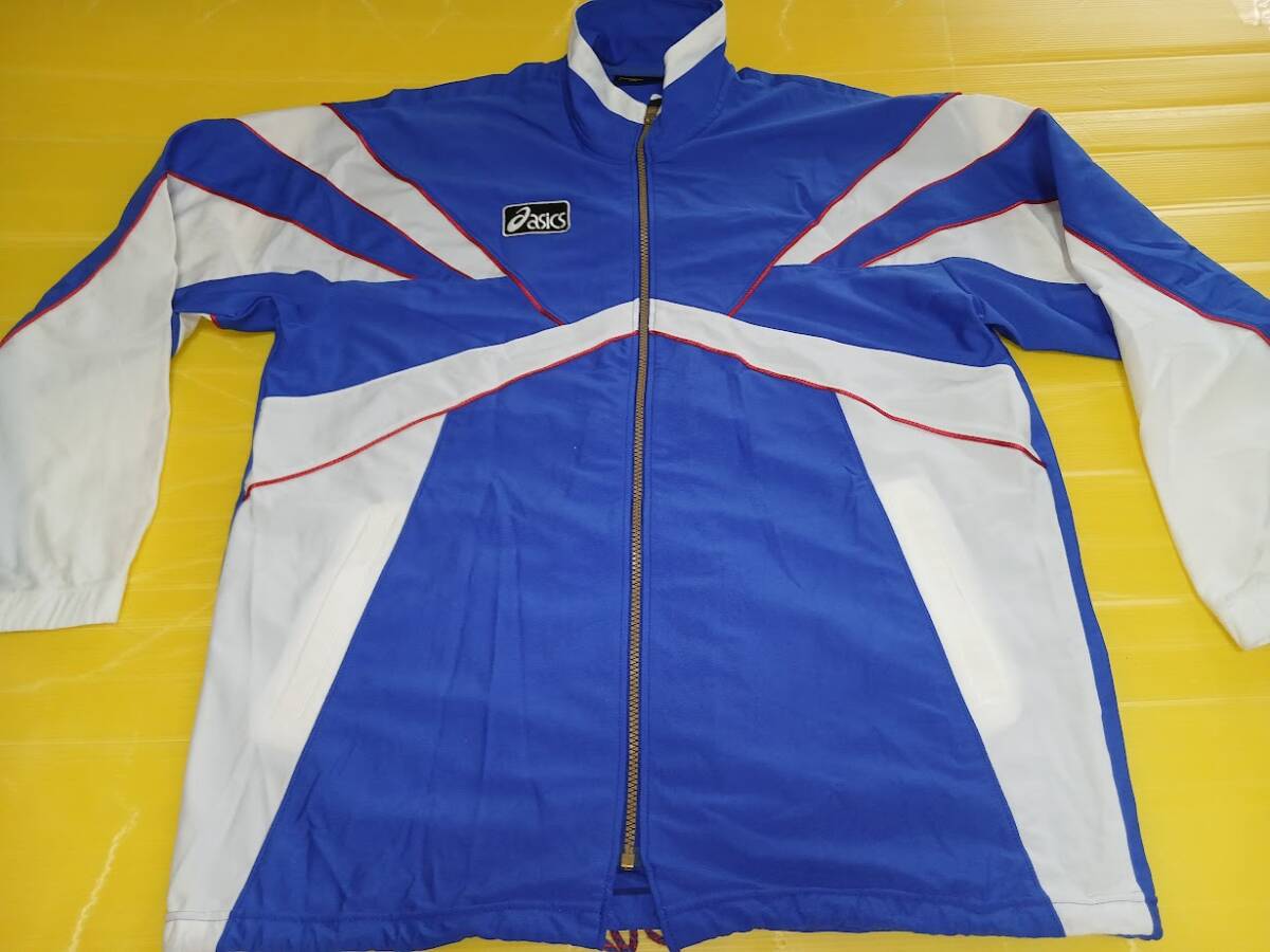  当時物 90s asics アシックス FOOT BALL GEAR 日本製 ジャージ 