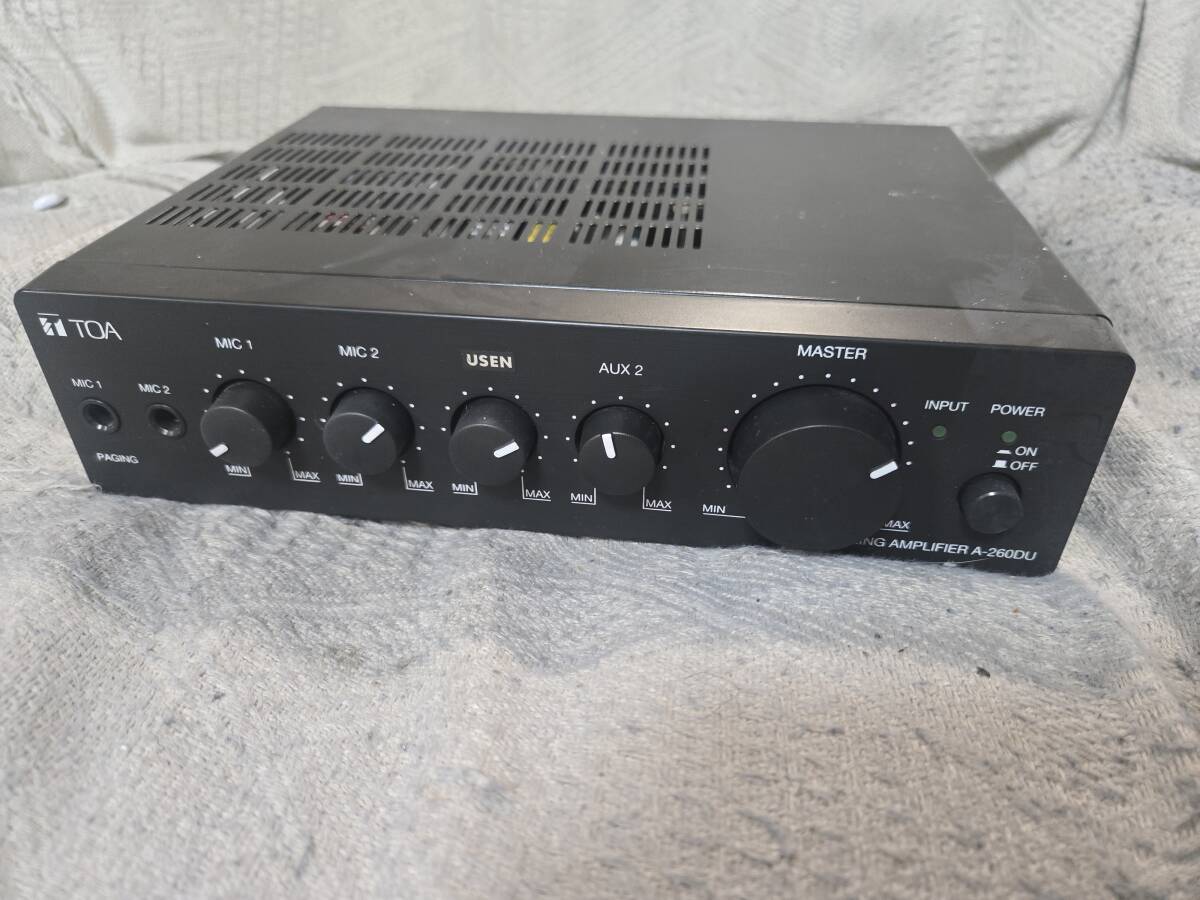 TOA トーア A-260DU IGITAL MIXING AMPLIFER ミキシングアンプ ■ma1