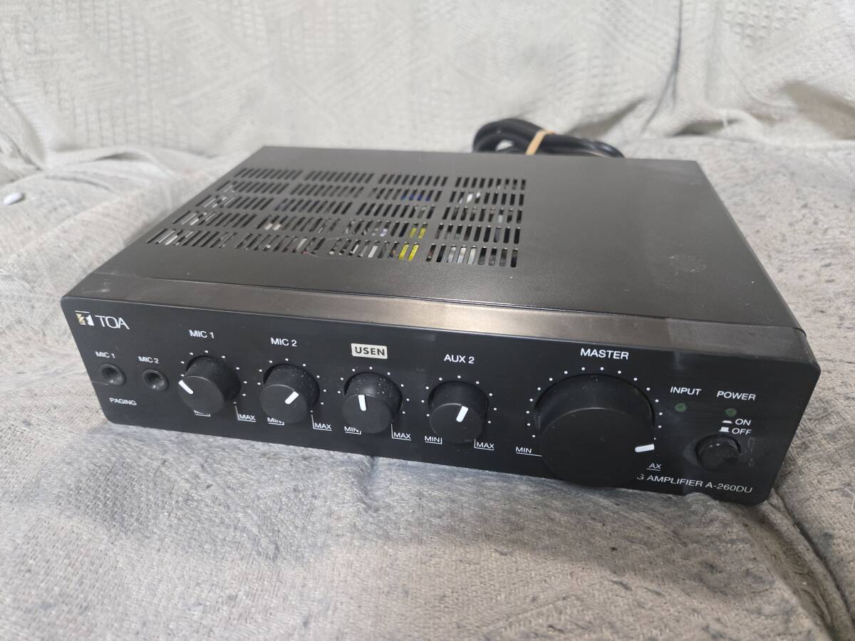 TOA トーア A-260DU IGITAL MIXING AMPLIFER ミキシングアンプ 　■　ma1