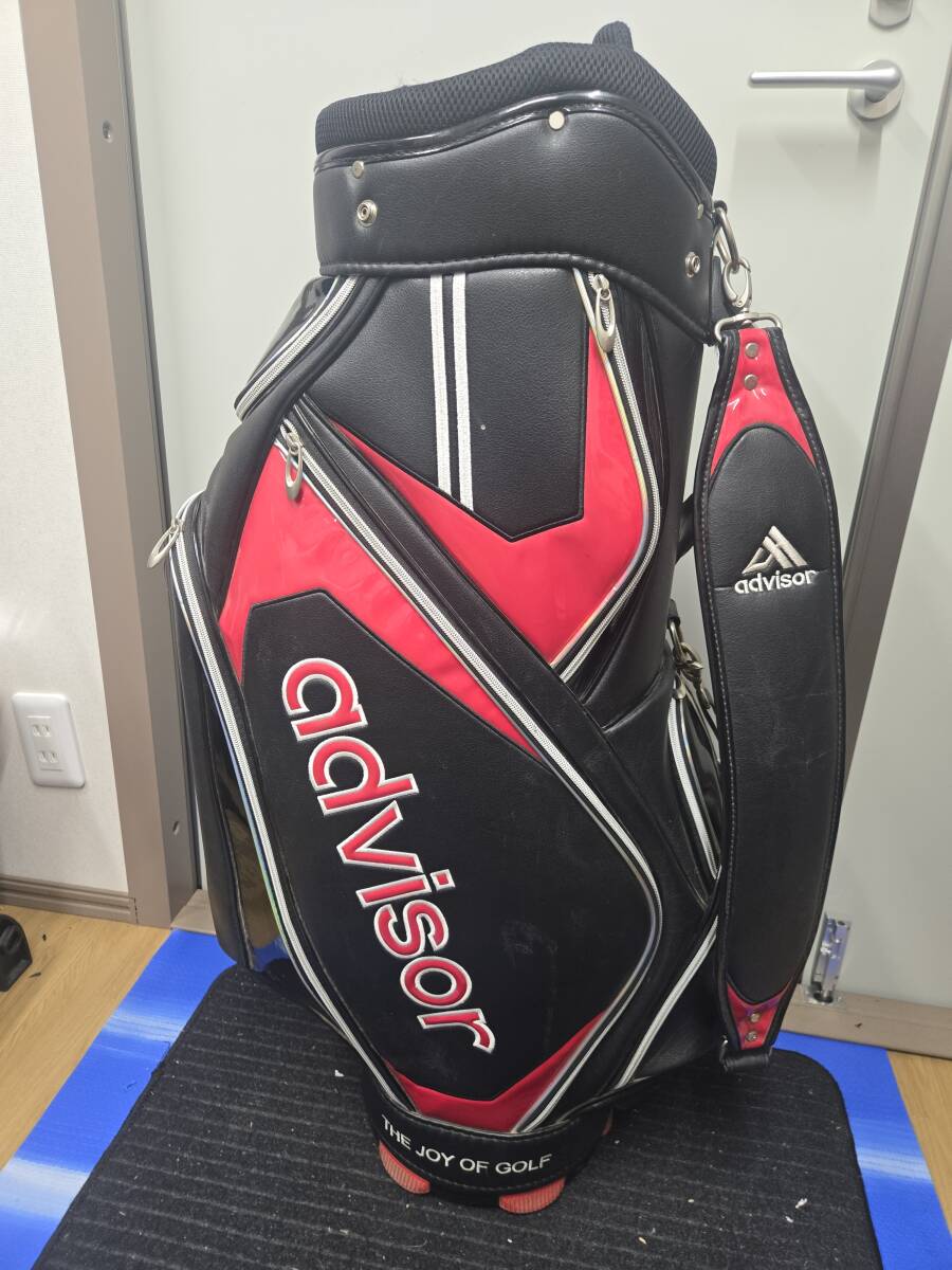 advisor/アドバイザー　キャディバッグ　ゴルフバッグ　■g1
