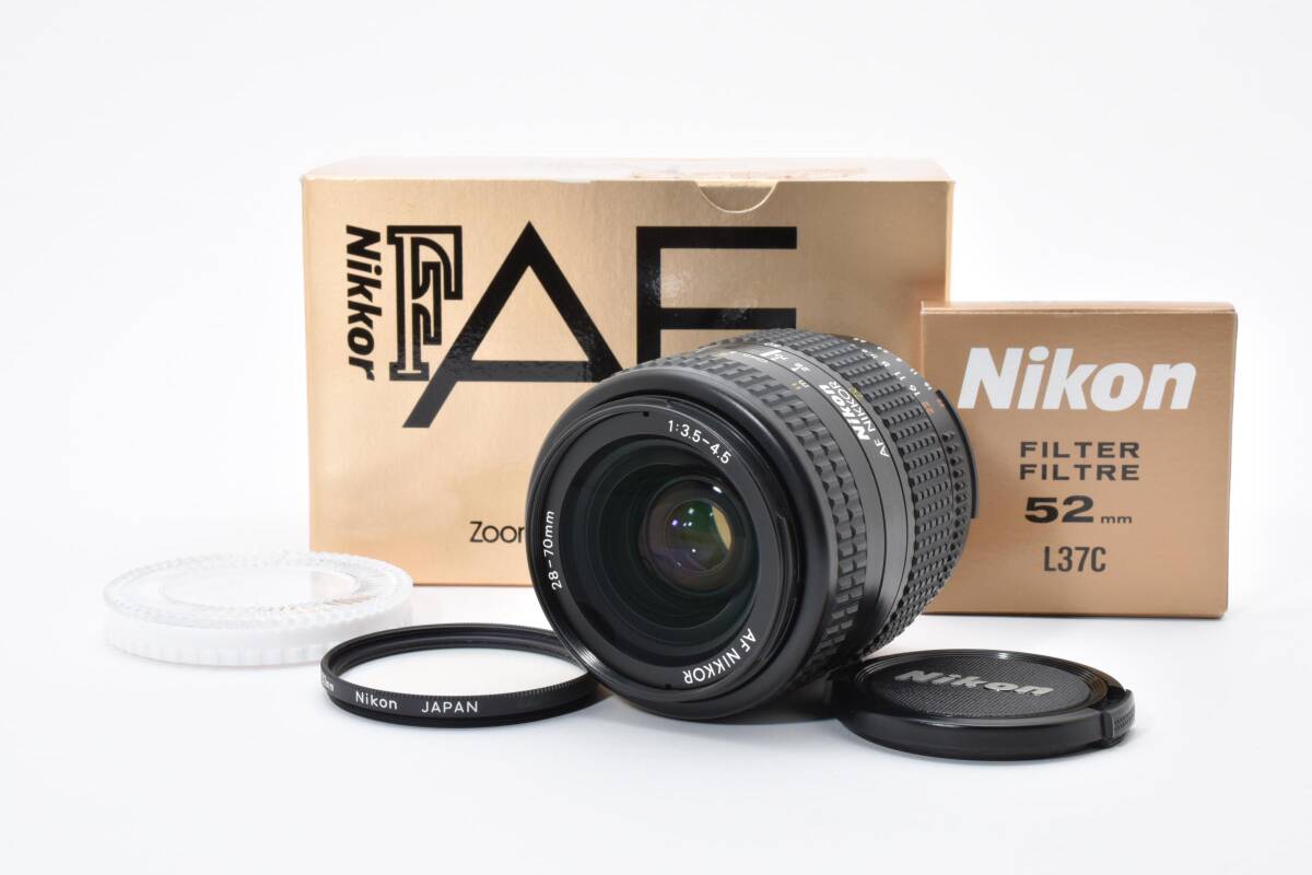 ■ 美品 ■ ニコン　Nikon Zoom-Nikkor 28-70mm 3.5-4.5 《動作確認済・付属品多数・元箱付》 ズーム レンズ #A0662-N28