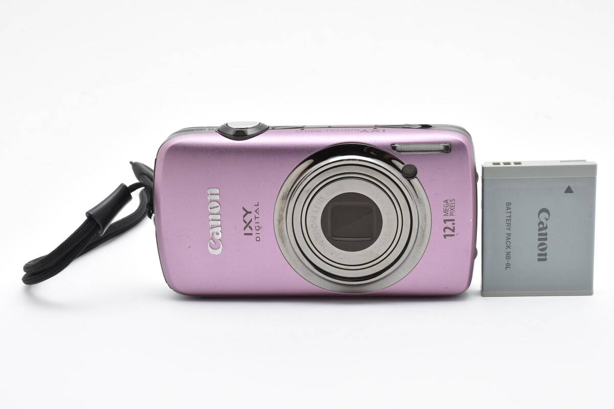 ■ 美品 ■ キヤノン　Canon IXY DIGITAL 930 IS パープル PC1437 《動作確認済・バッテリー付》 コンパクト デジタル カメラ #A1045-13M