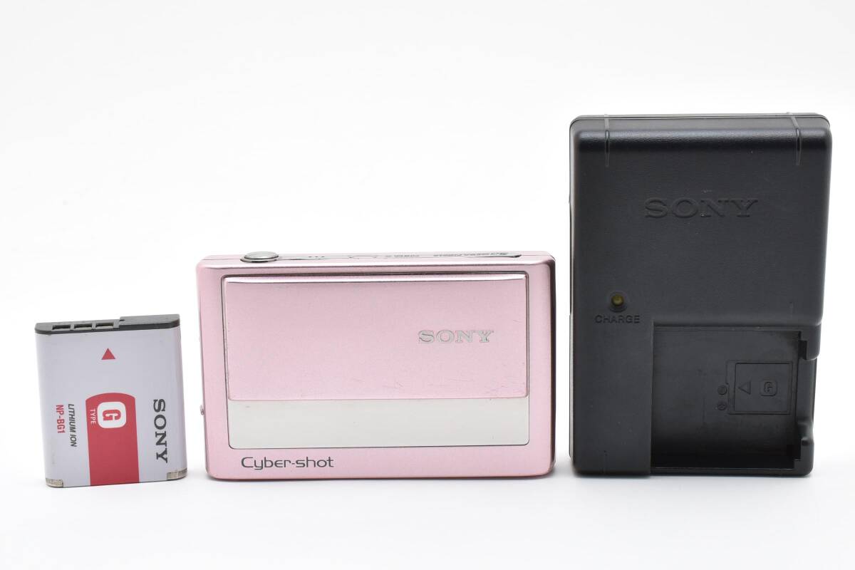 ソニー　SONY Cyber-shot DSC-T20　ピンク 《動作確認済・バッテリー付》 コンパクト デジタル カメラ #A1048-13M