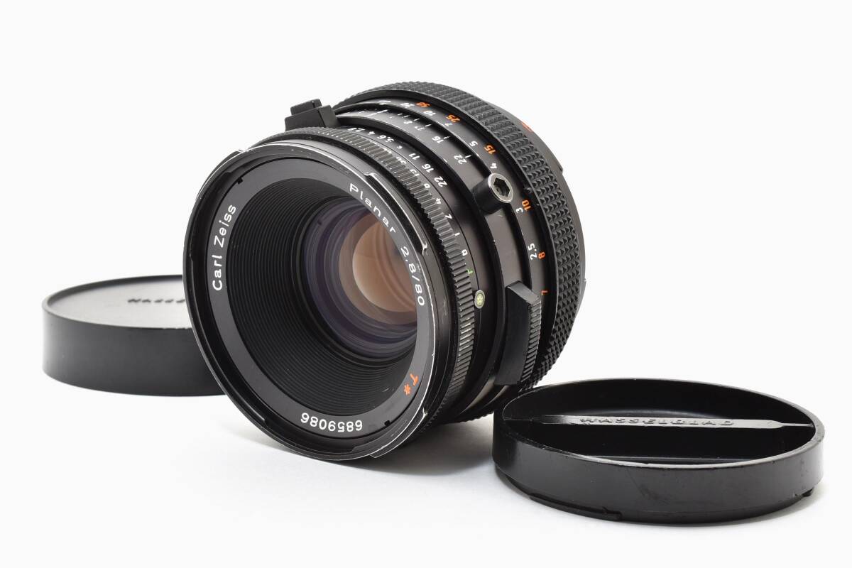 ハッセルブラッド　Hasselblad Carl Zeiss Planar T* 80mm f2.8 CF 《動作確認済・キャップ付》 中判 フィルム 標準レンズ #A1088-28M
