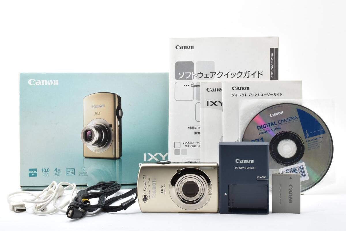 ■ ほぼ新品 ■ キヤノン　Canon IXY DIGITALゴールド 920IS 《動作確認済・付属品多数》 非売品・ヤマト運輸記念品 デジカメ #A1115-28M