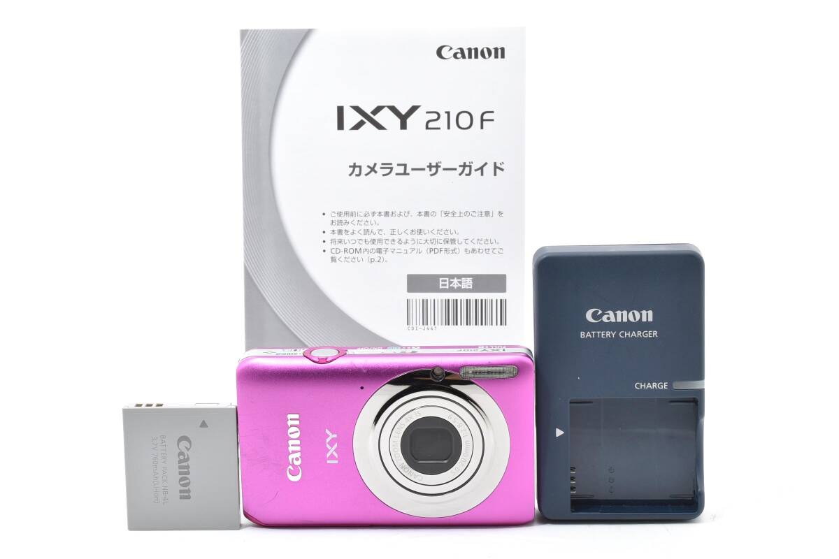 ■ 特上美品 ■ キヤノン　Canon IXY 210F ピンク 《動作確認済・付属品付》 コンパクト デジタル カメラ #A1117-28M