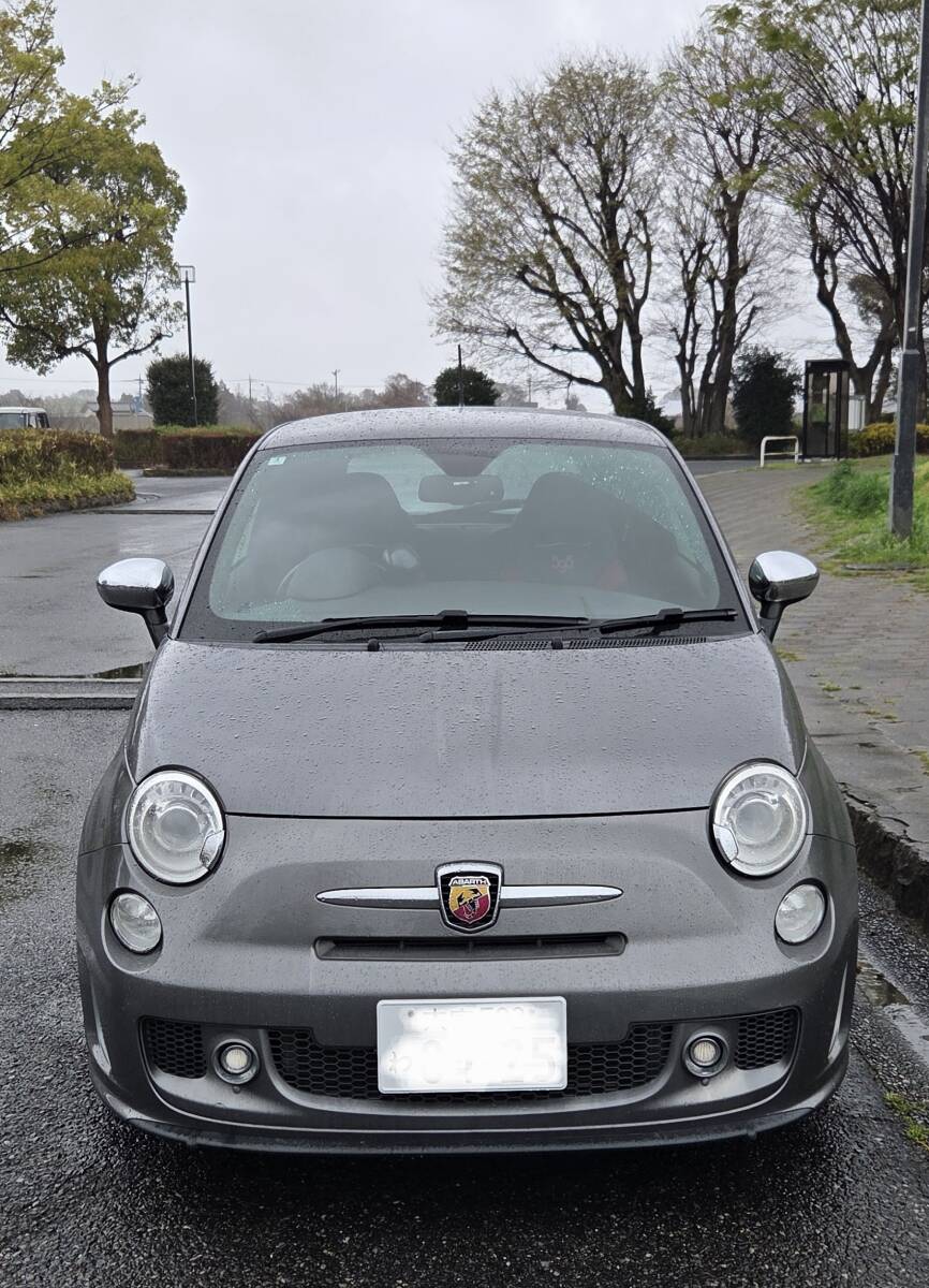平成26年3月 アバルト 595 コンペティツィオーネ 車検令和9年3月 走行距離45500km D車 取扱説明書 点検記録簿 レコルトモンツァマフラー。