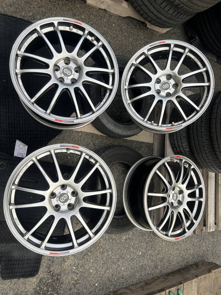  エンケイ GTC01 18インチ アルミホイール ４本セット　　18×7.5J +48 5H PCD 100 　