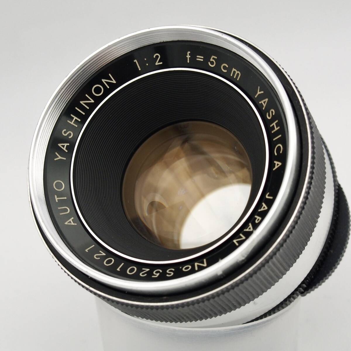 【綺麗】AUTO YASHINON 5cm F2　ヤシカ　ヤシノン　銀