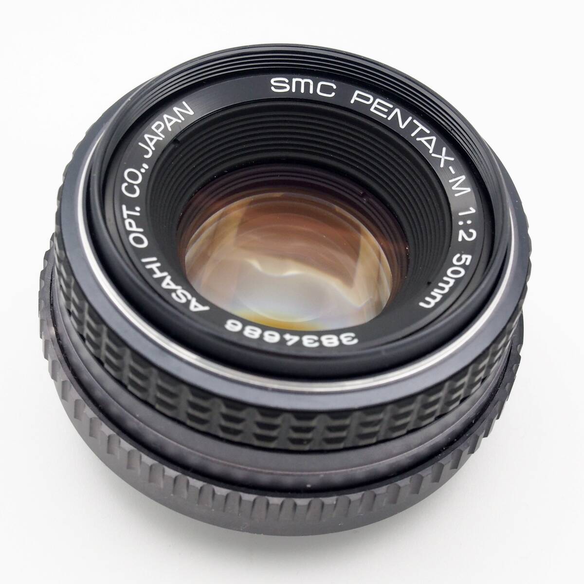 【美品】PENTAX SMC PENTAX-M 50mm f2 ガンメタに褪色した雰囲気の良いカラーです オールドレンズ