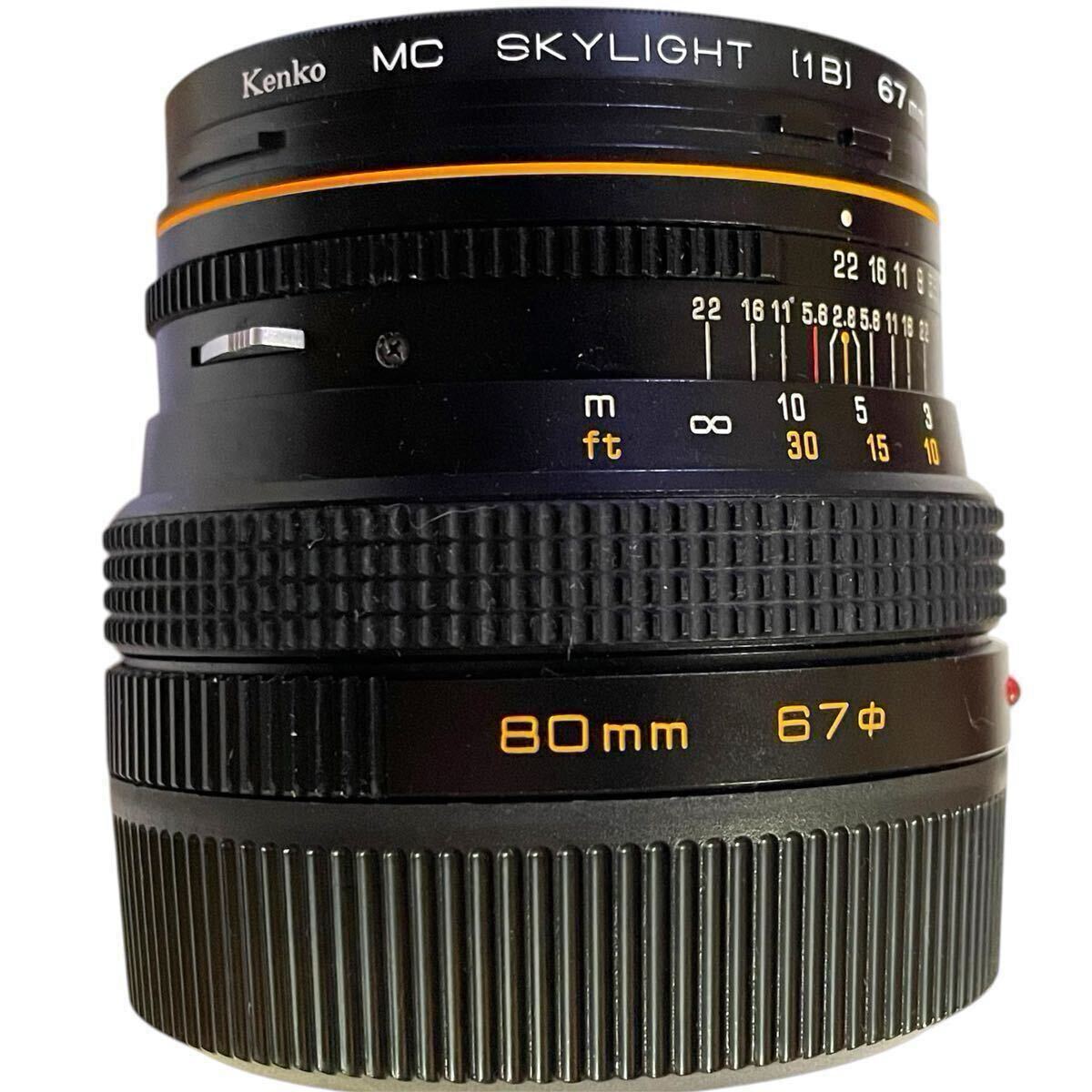 ゼンザブロニカ Zenza Bronica 80mm レンズ　カメラ