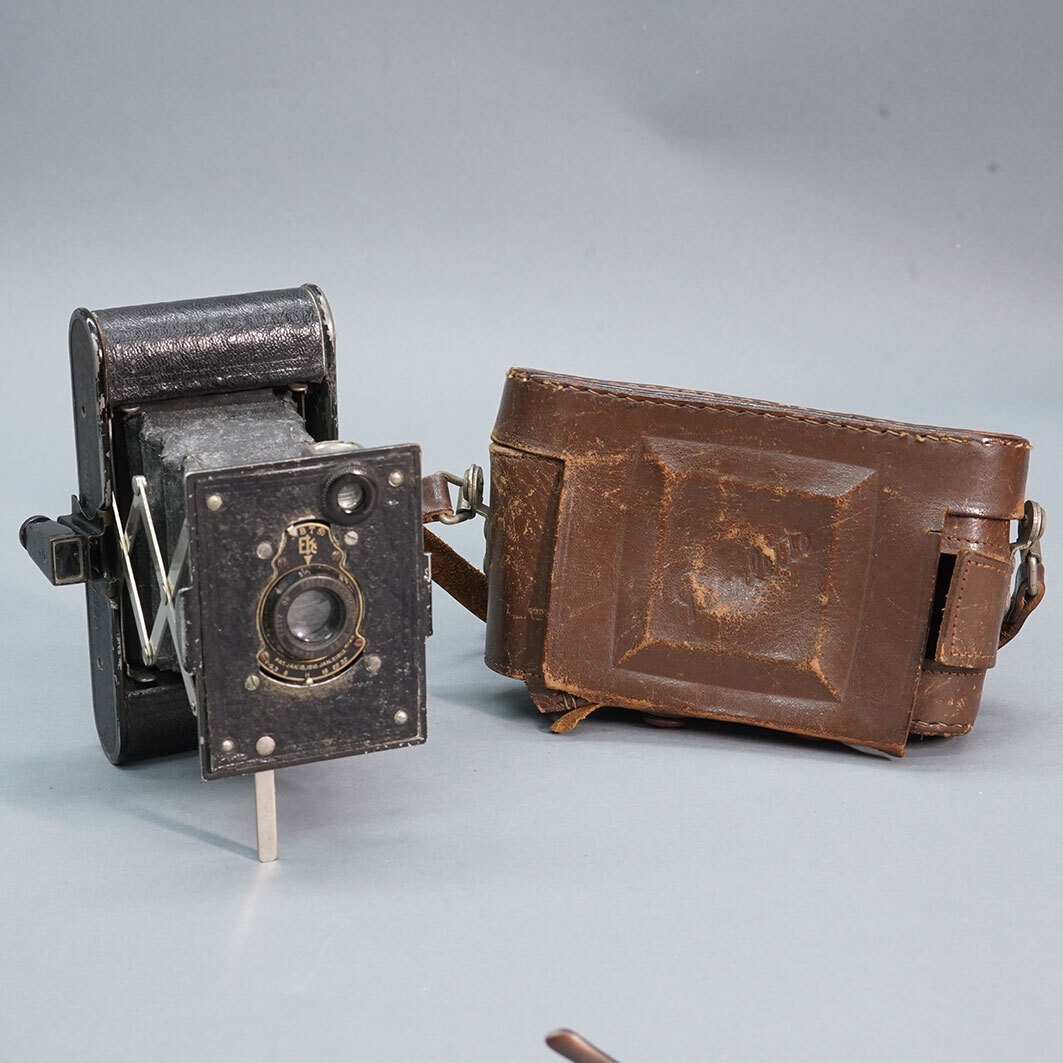 【96】ベス単　カメラ　BEST POCKET KODAK 　コダックアナスチグマット　F=6.9　84mmレンズ付