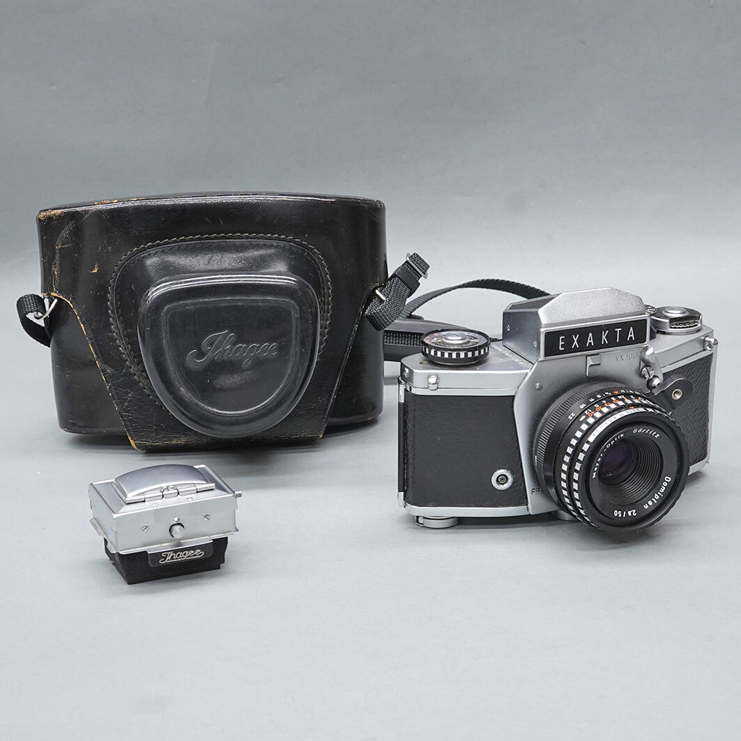 【40】エキザクタ　VX 1000 ドミプラン　50mm　F2.8付き　3別に　ウエストレベルファインダー付き