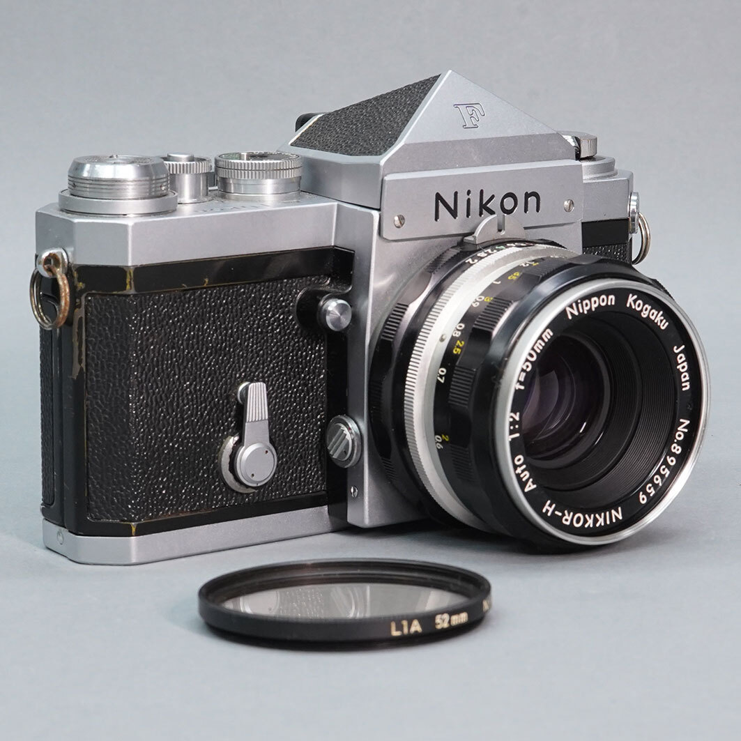 【68】NIKON F アイレベル ニッコール 50mmF2レンズ付