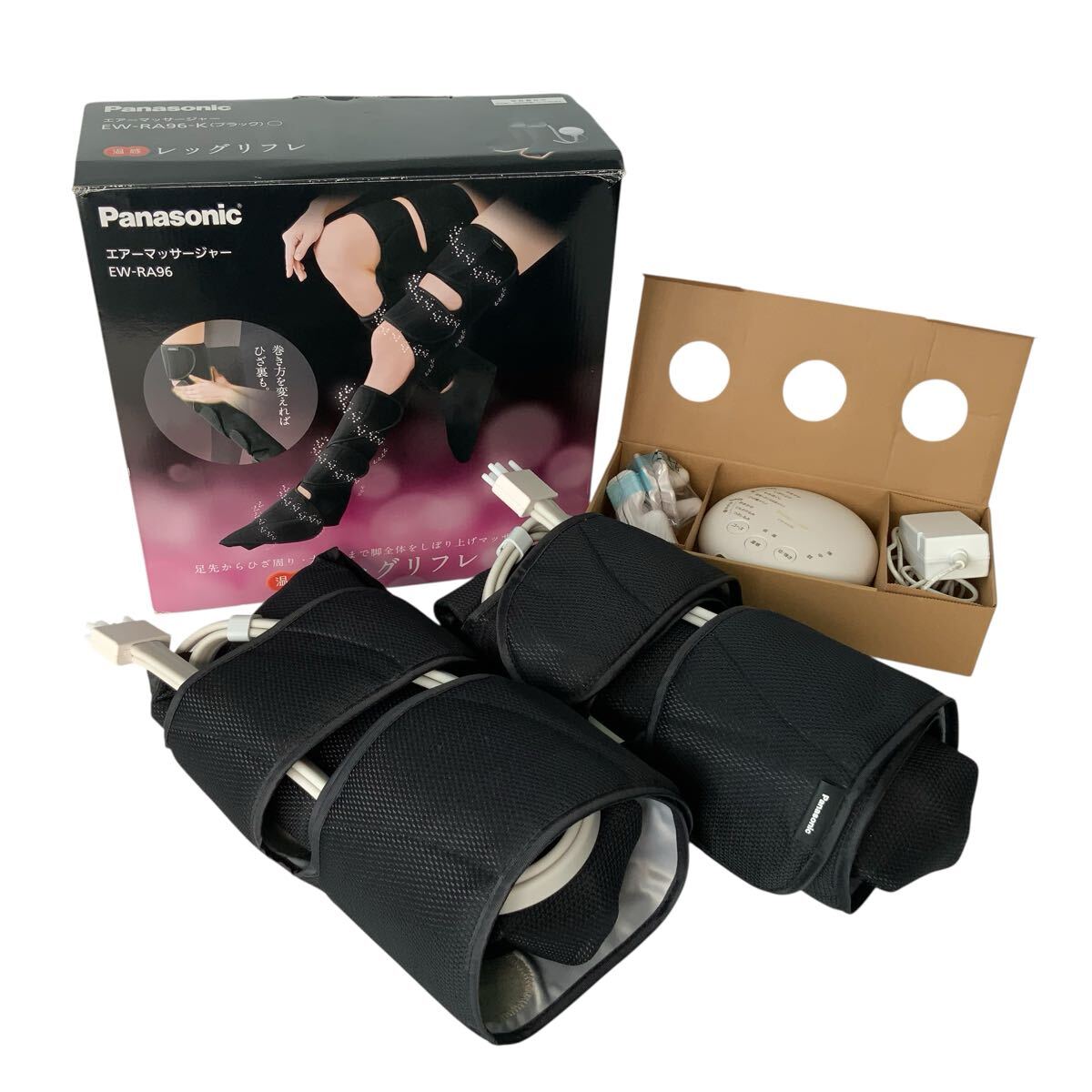 MI-5950 Panasonic パナソニック エアーマッサージャー レッグリフレ EW-RA96 ブラック
