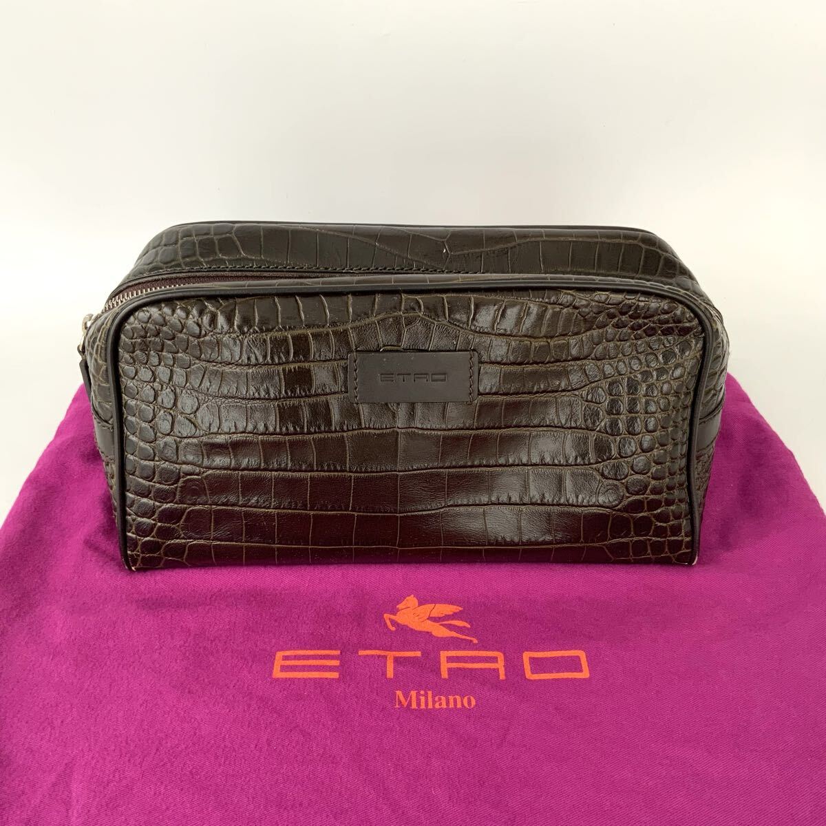 MI-5993 ETRO エトロ セカンドバッグ クラッチバッグ 手持ち バッグ 黒 ブラック 鞄