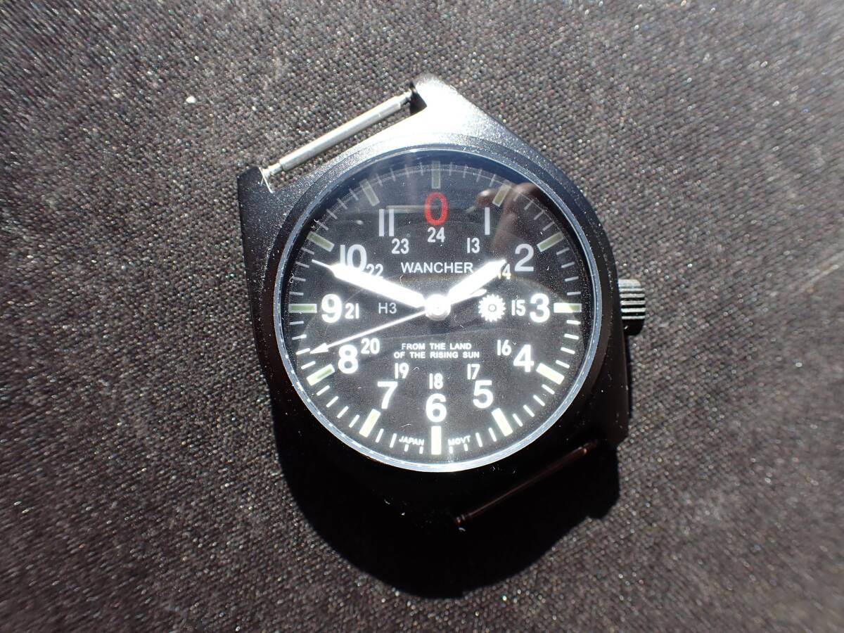 ワンチャー ミリタリーウォッチ WANCHER Gurkha watch PVD サバゲー 軍用時計 グルカ
