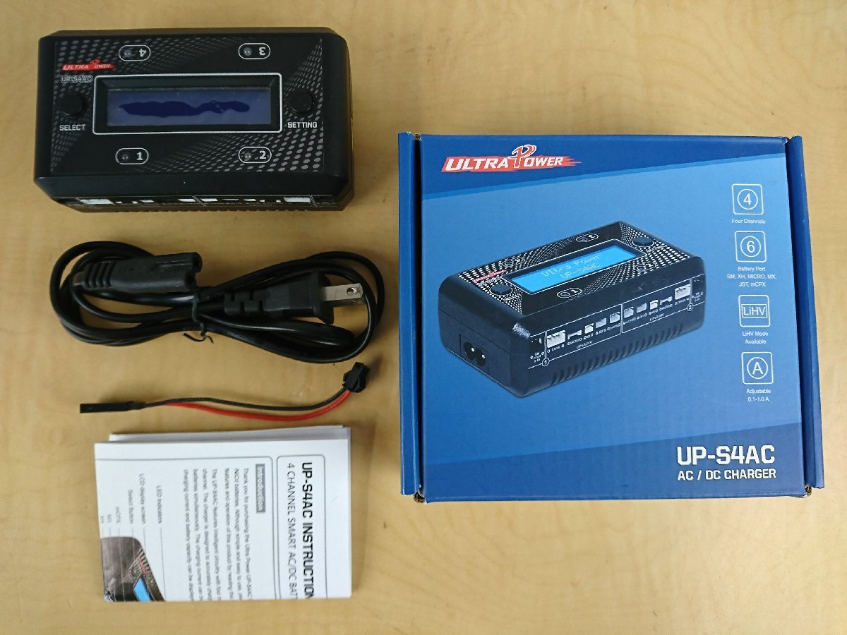 ULTRA POWER ウルトラパワー UP-S4AC AC/DC CHARGER マルチ充電器 4チャンネル バッテリーチャージャー ドローン