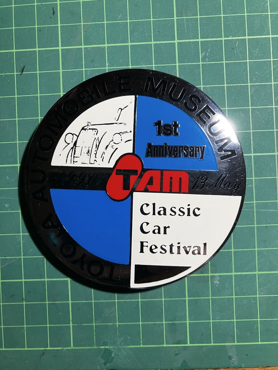 トヨタ博物館クラッシックカーフェスティバル記念バッジ
