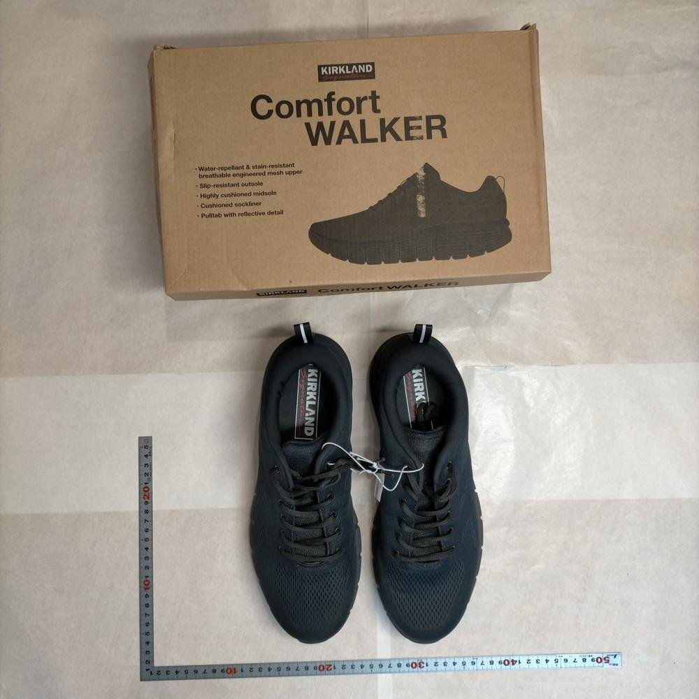 5点以上落札で送料無料！ KIRKLAND カークランド Comfort WALKER 黒 スニーカー 30cm 4053717