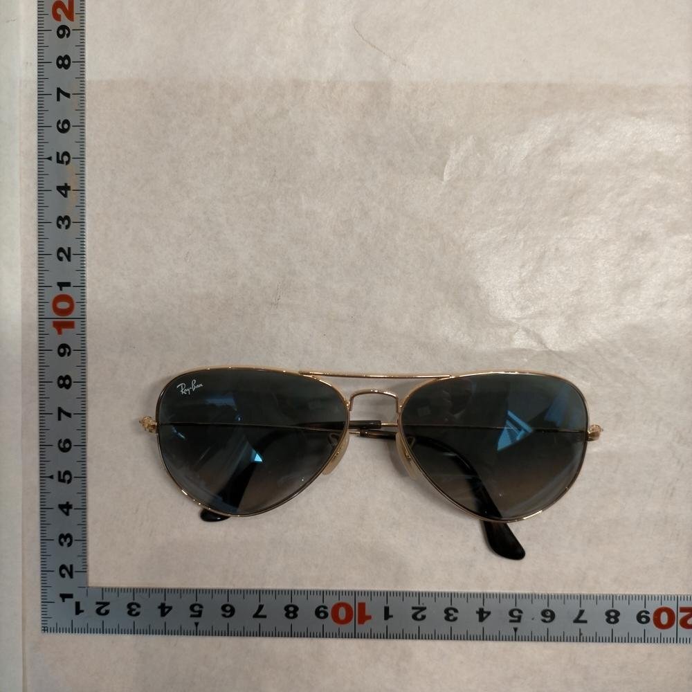 5点以上落札で送料無料！ Ray-Ban レイバン ゴールドフレーム ダークブルー サングラス 2890690