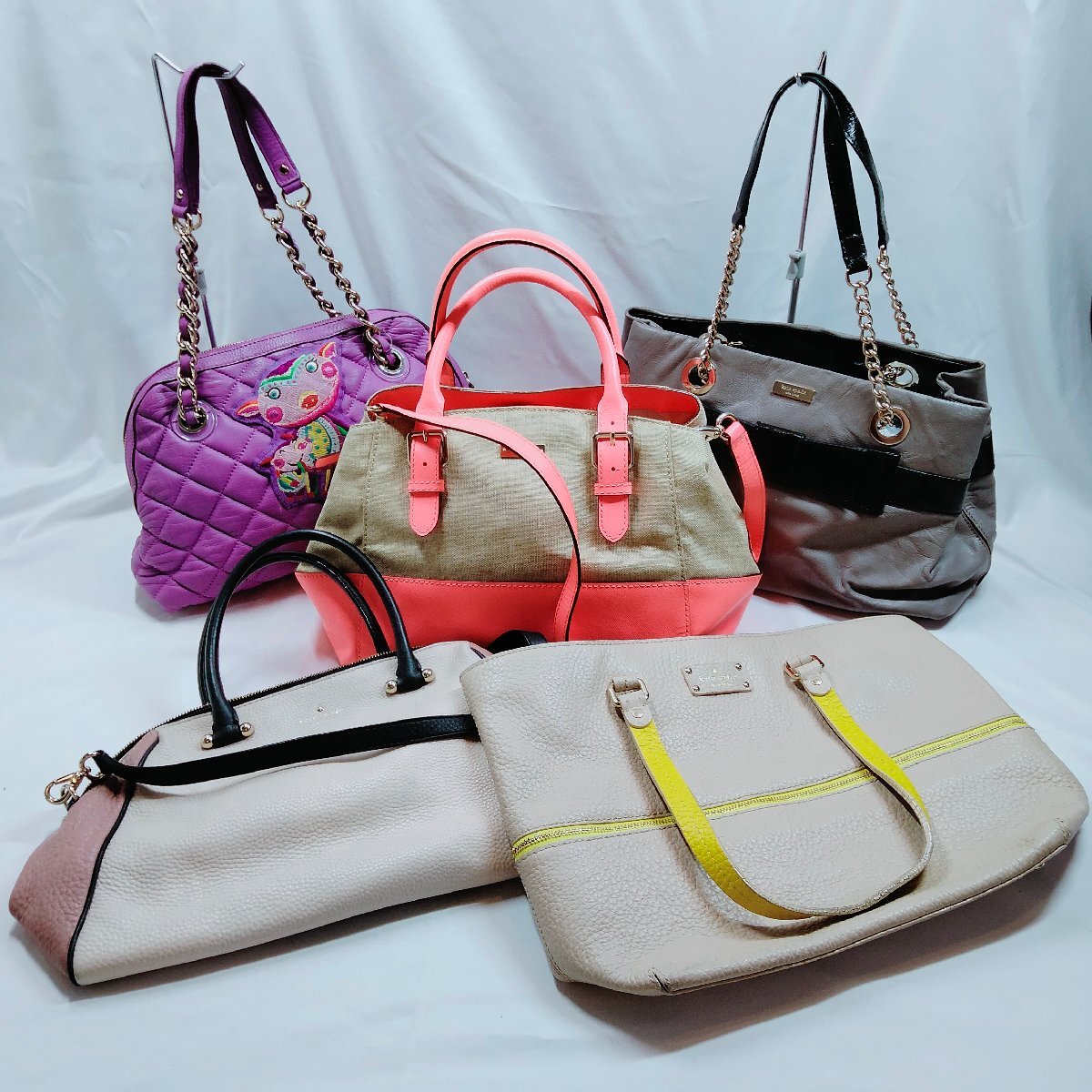 5点以上落札で送料無料！ ケイトスペード バッグ 5点 まとめ売り セット 3908401