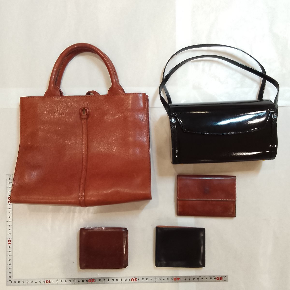 5点以上落札で送料無料！ GANZO genten 銀座かねまつ等 バッグ財布まとめ売り レザー 3908589