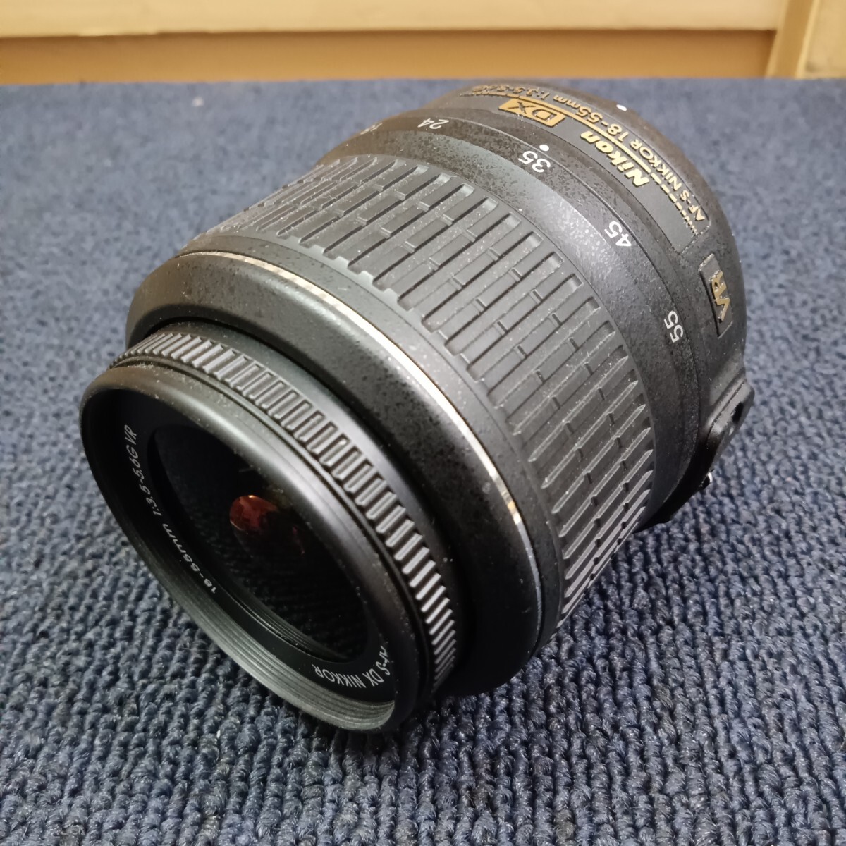 zA106 Nikon DX AF-S NIKKOR 18-55mm 1:3.5-5.6G 14086455 ニコン オートフォーカス カメラレンズ 中古品