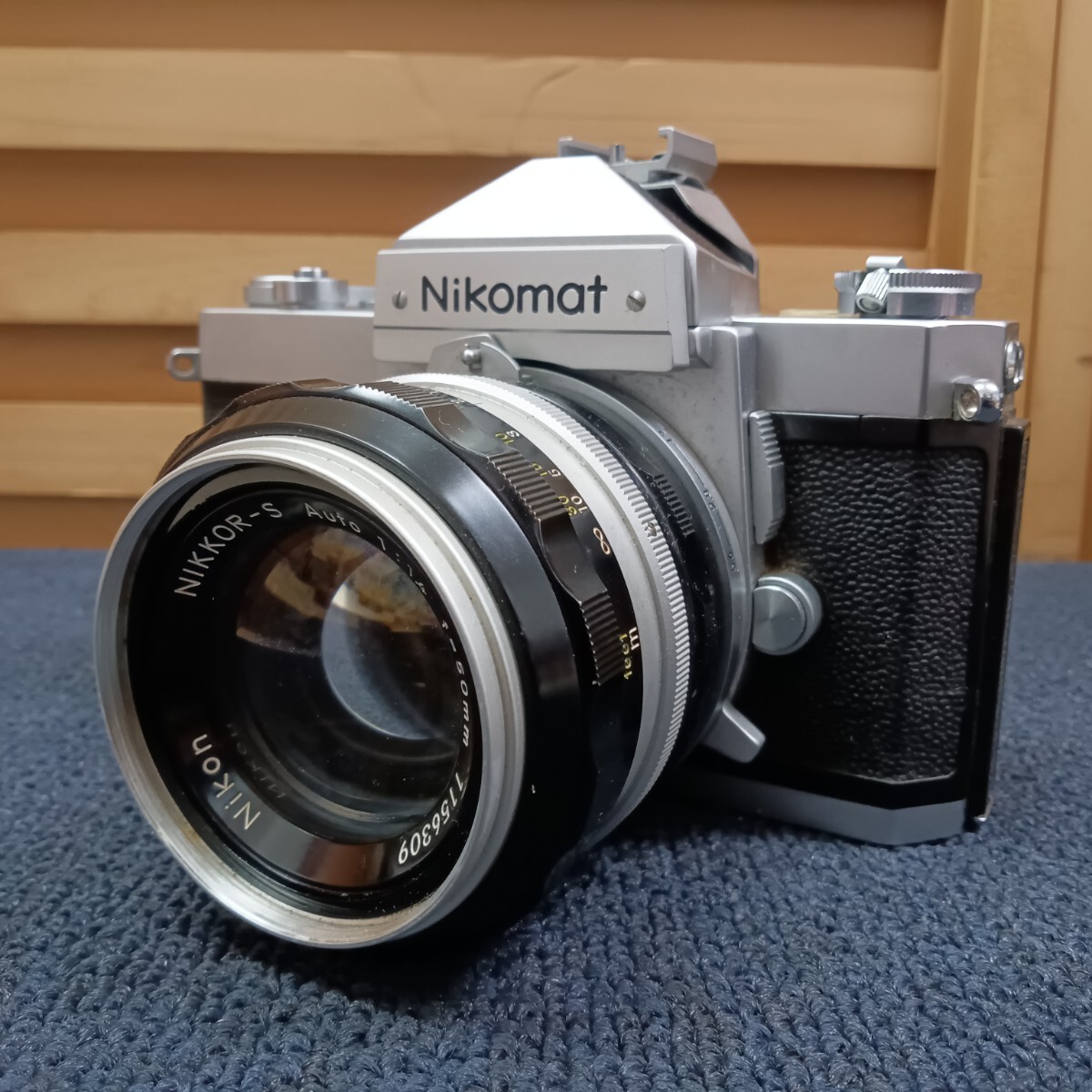 錬A114 Nikon Nikomat FTN 4095617 NIKKOR-S Auto 1:1.4 f=50mm ニコン 一眼レフカメラ フィルムカメラ マニュアルフォーカス 中古品