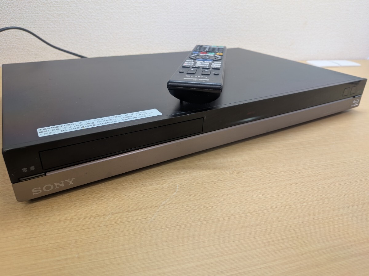 ○C327 BD / DVDレコーダー SONY 動作OK 通電OK ソニー BDZ-AT750W B-CASカード リモコン付 