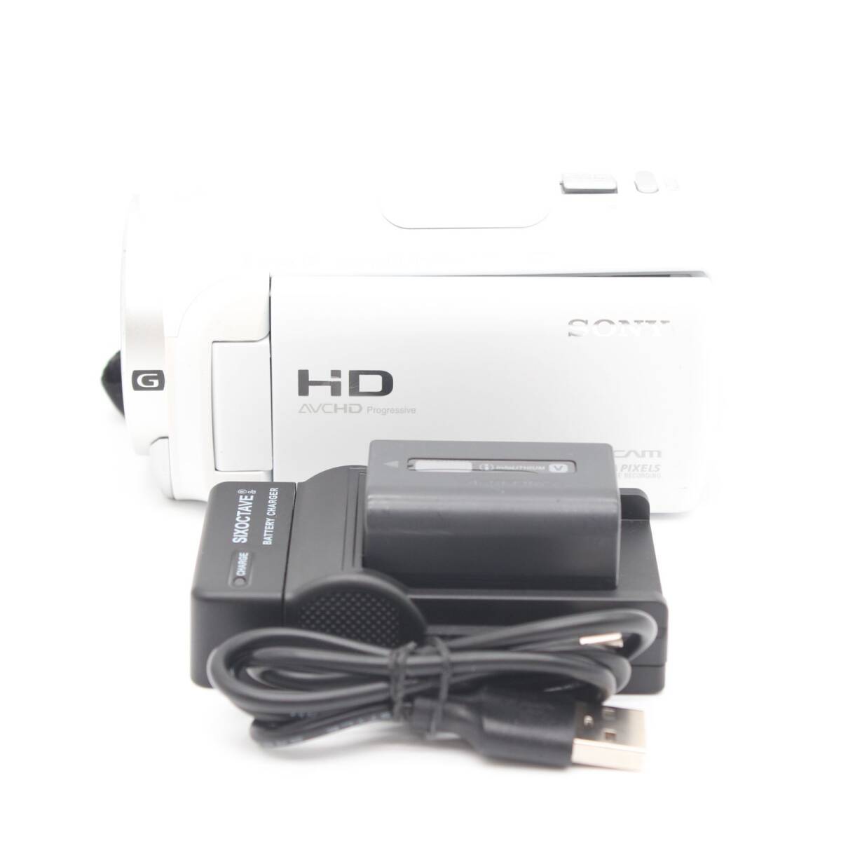 ≪美品≫ SONY Handycam HDR-CX670 ボディ ホワイト #20260222-3402