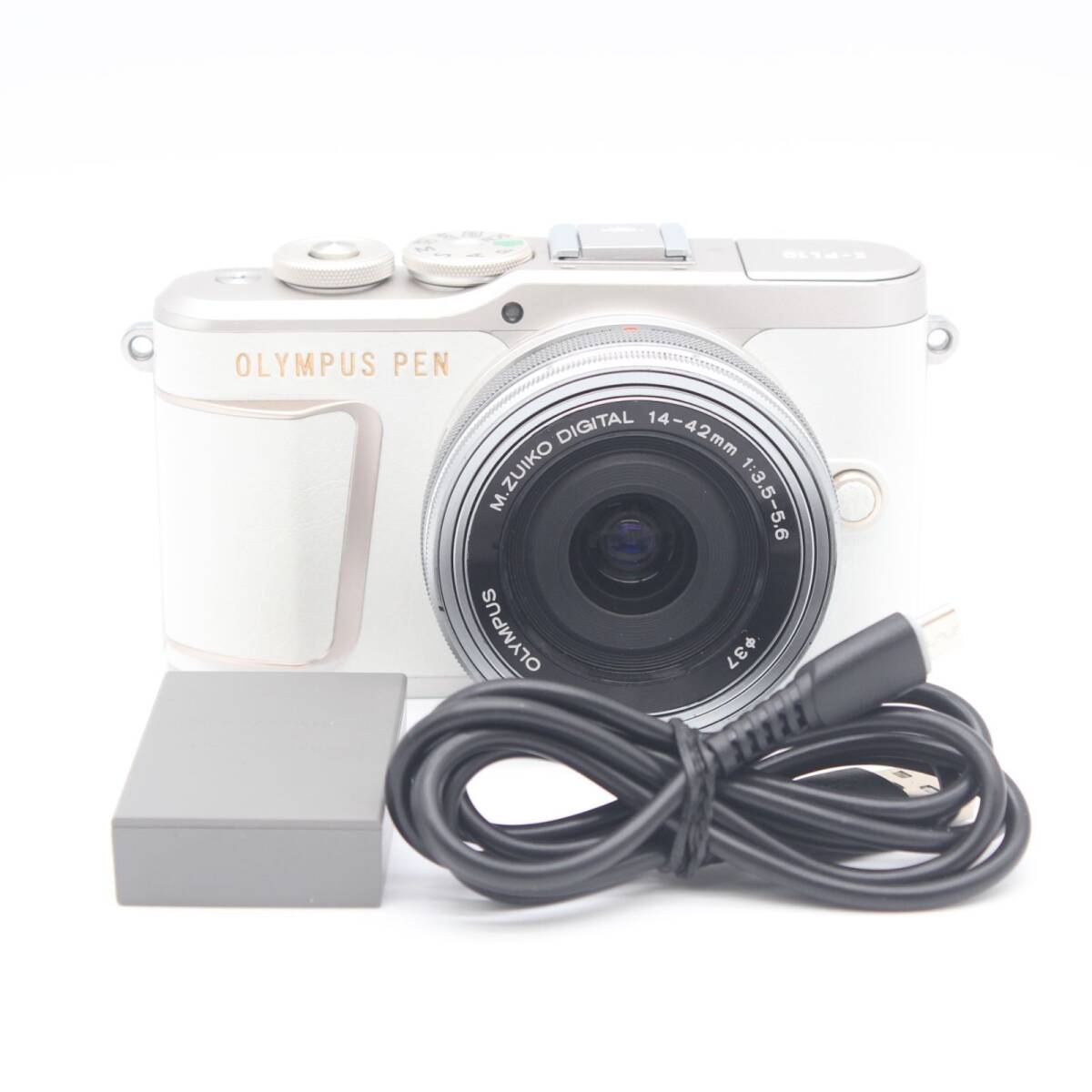 ≪美品≫ OLYMPUS PEN E-PL10 レンズキット(14-42) ホワイト #20260315-3547