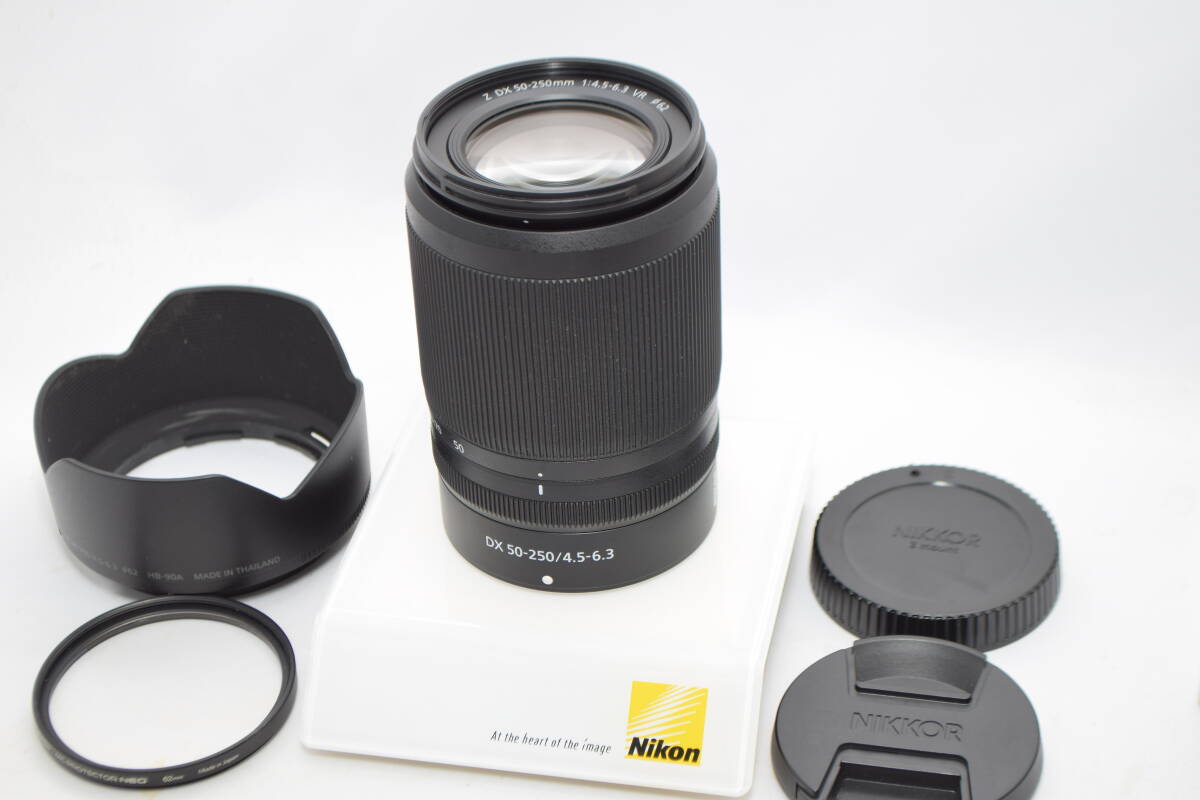 美品★Nikon ニコン NIKKOR Z DX 50-250mm F4.5-6.3 VR★レンズフード付・おまけ付