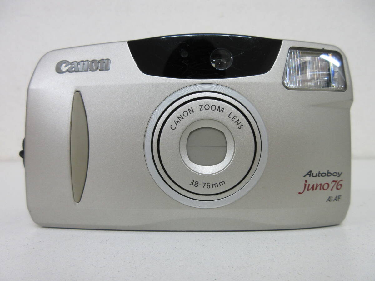 中古 カメラ CANON キヤノン Autoboy Juno 76 AiAF 38-76mm コンパクトフィルムカメラ ※通電のみ確認済 ／L