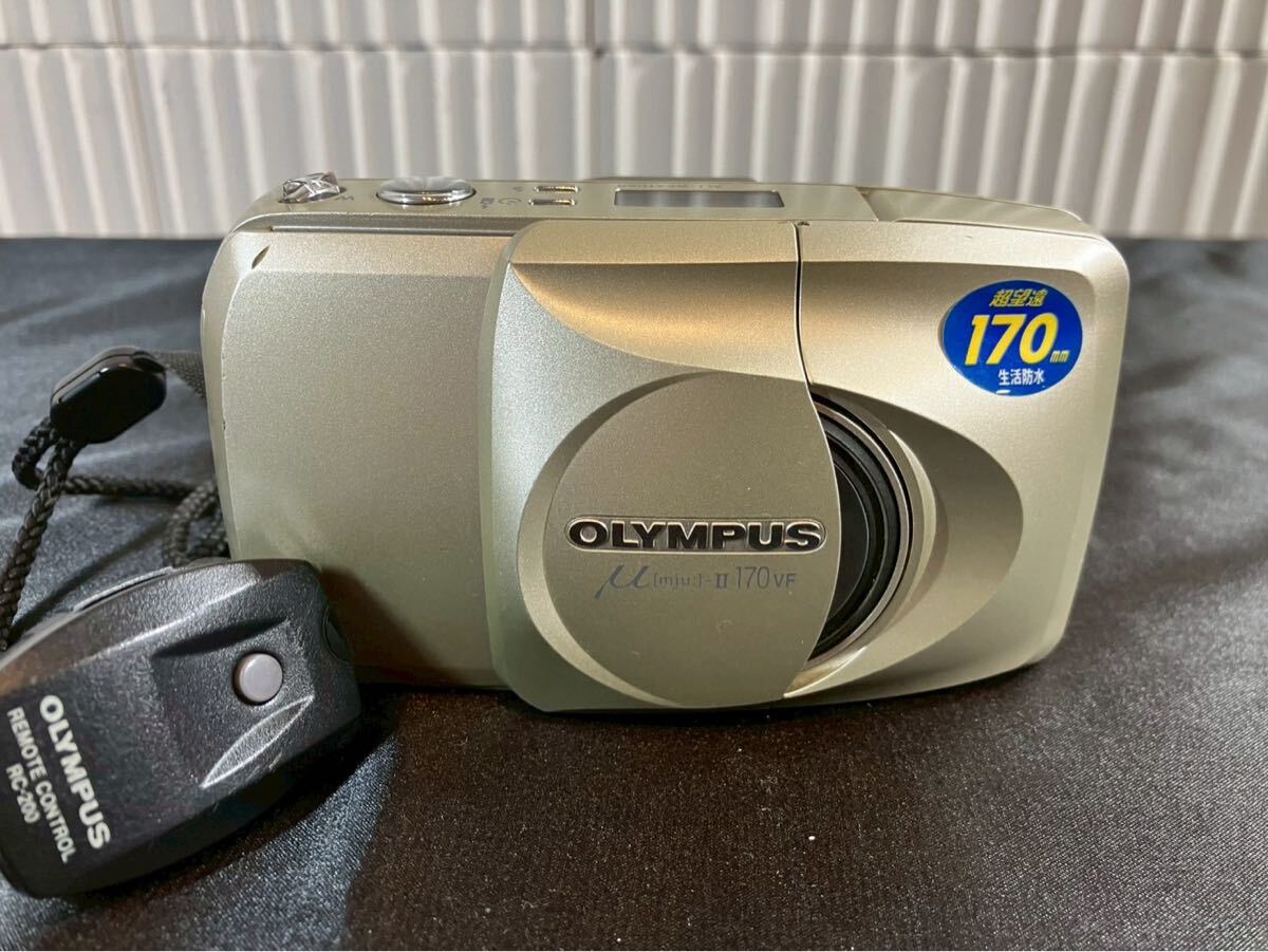大島2406 OLYMPUS オリンパス μ[mju:]-II 170VF ミュー フィルムカメラ