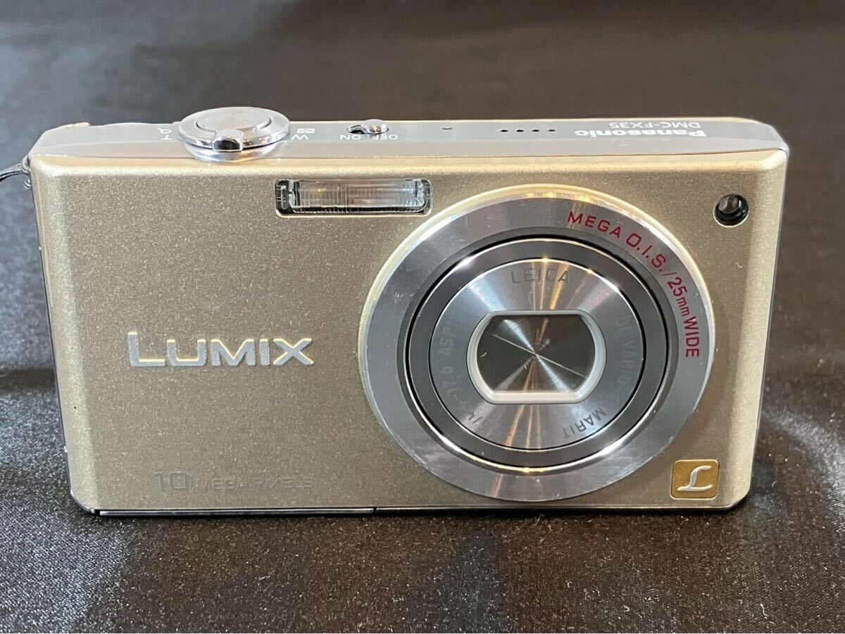 大島2407 通電OK Panasonic パナソニック LUMIX DMC-FX35 デジカメ ルミックス デジタルカメラ