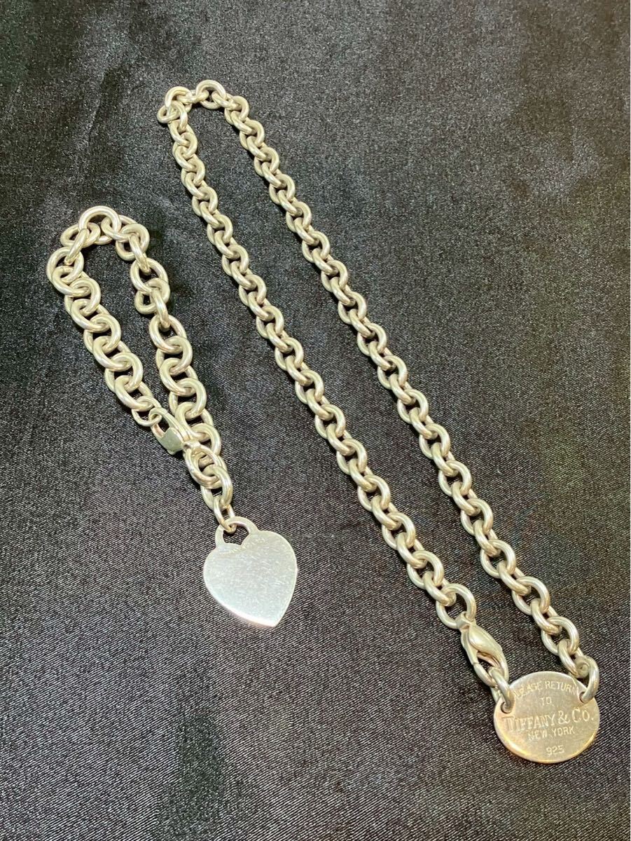 大島2413 TIFFANY&Co. ティファニー リターントゥ オーバル 925 ネックレス アクセサリー ハート