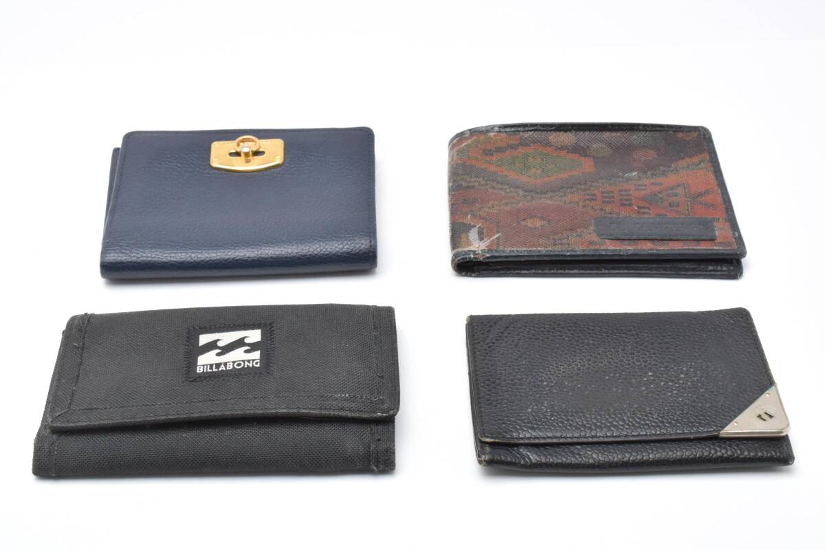 ノーブランド 三つ折り財布 二つ折り財布 カードケース 4点セット #A384