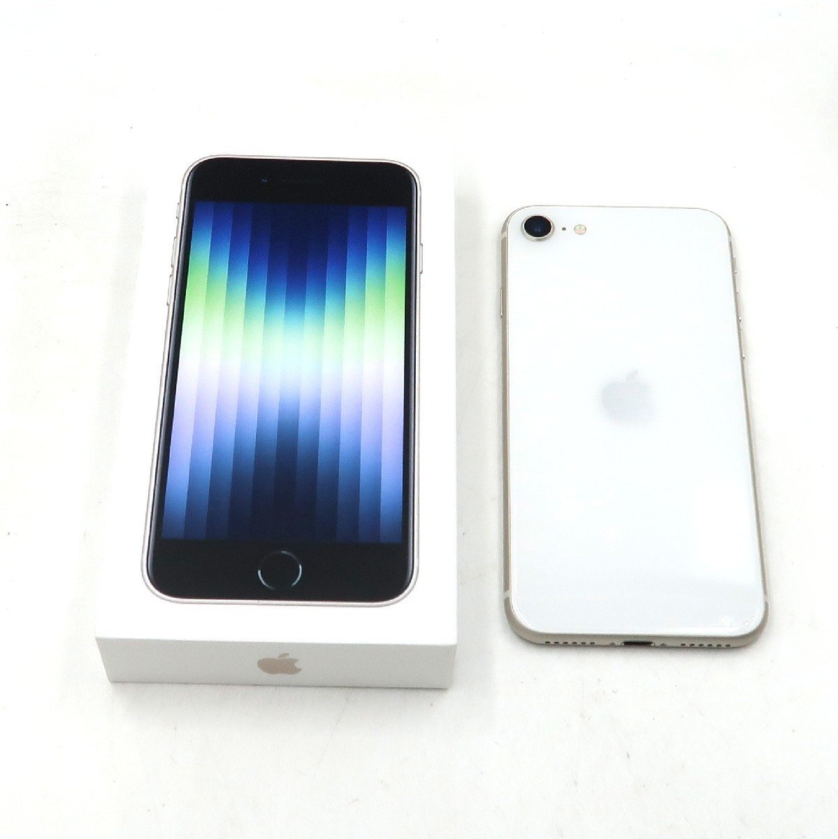 ◇【Apple アップル】iPhone SE 第3世代 128GB SIMフリー MMYG3J/A スマートフォン スターライト