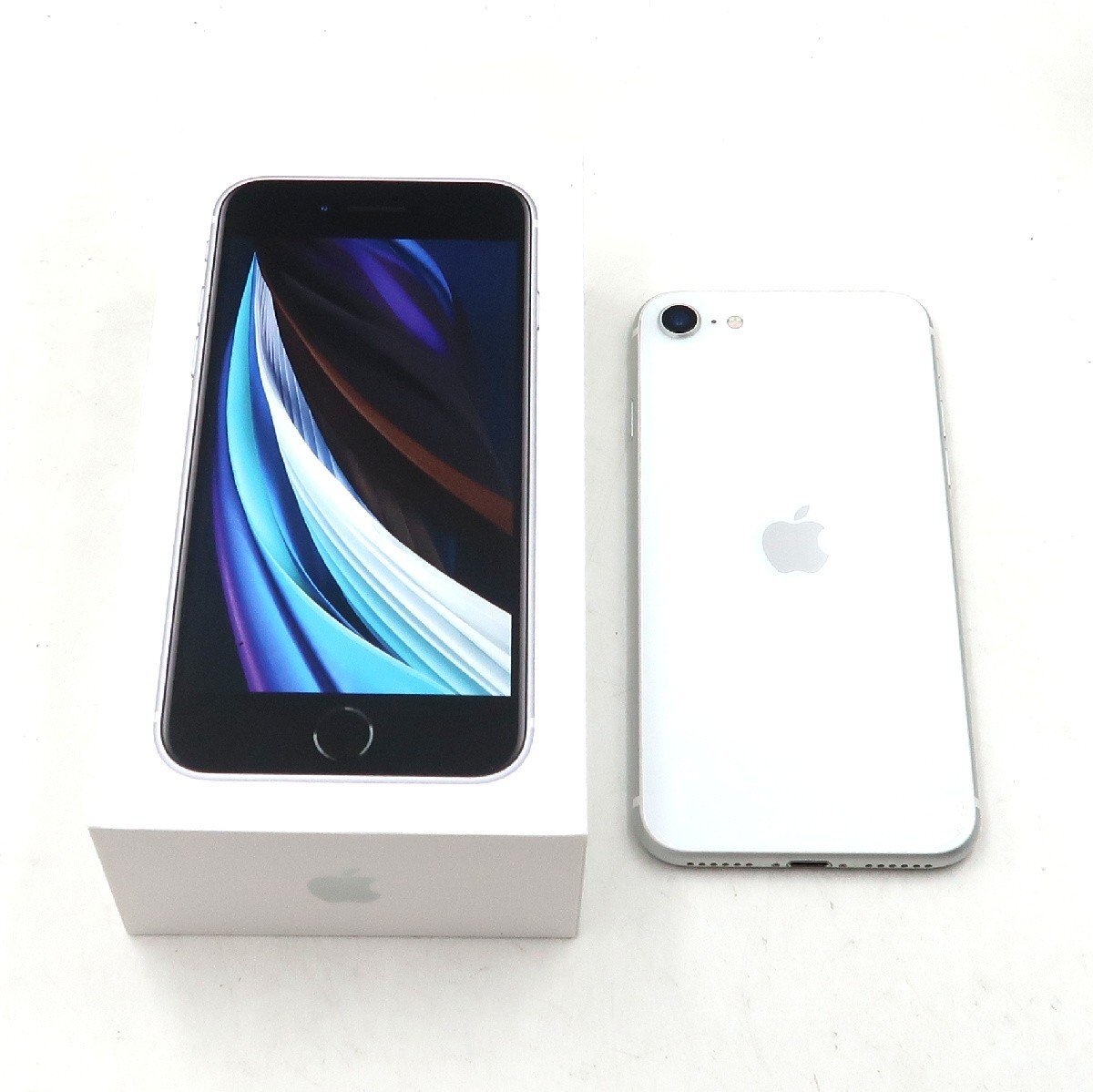 ◇ジャンク【docomo/Apple】iPhone SE 第2世代 128GB SIMロック解除済 MXD12J/A スマートフォン ホワイト
