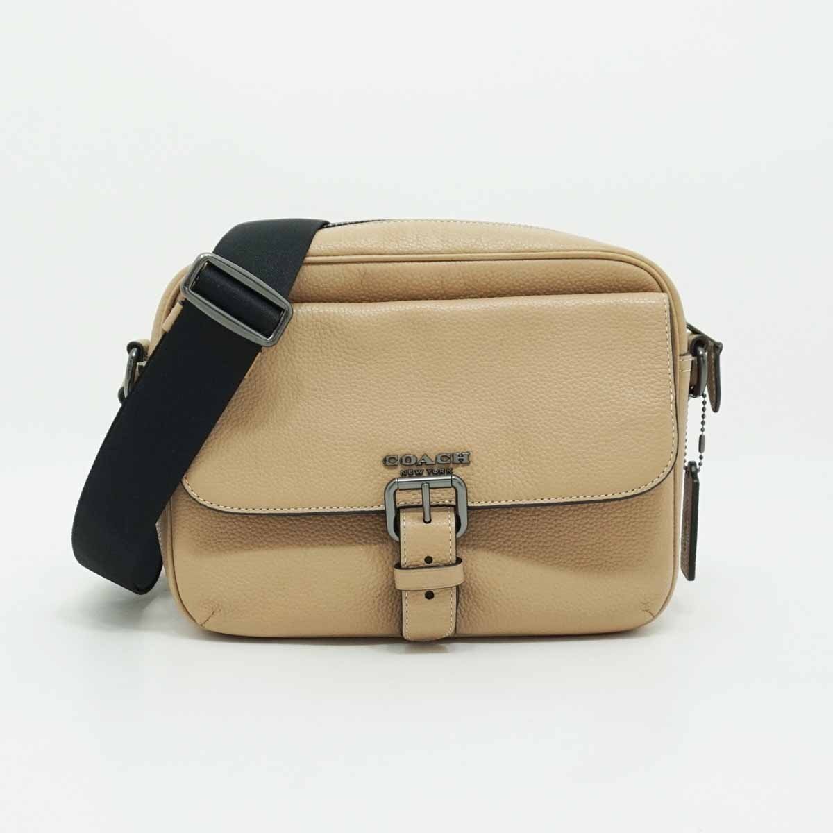 ◇【COACH コーチ】ハドソン レザーショルダーバッグ C5399 ベージュ