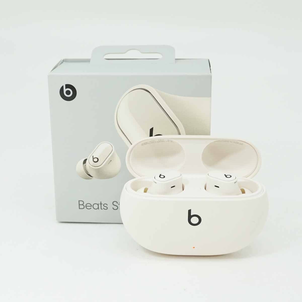 ◇美品【Beats by Dr. Dre ビーツ・バイ・ドクタードレ】Beats Studio Buds + MQLJ3PA/A イヤホン アイボリー