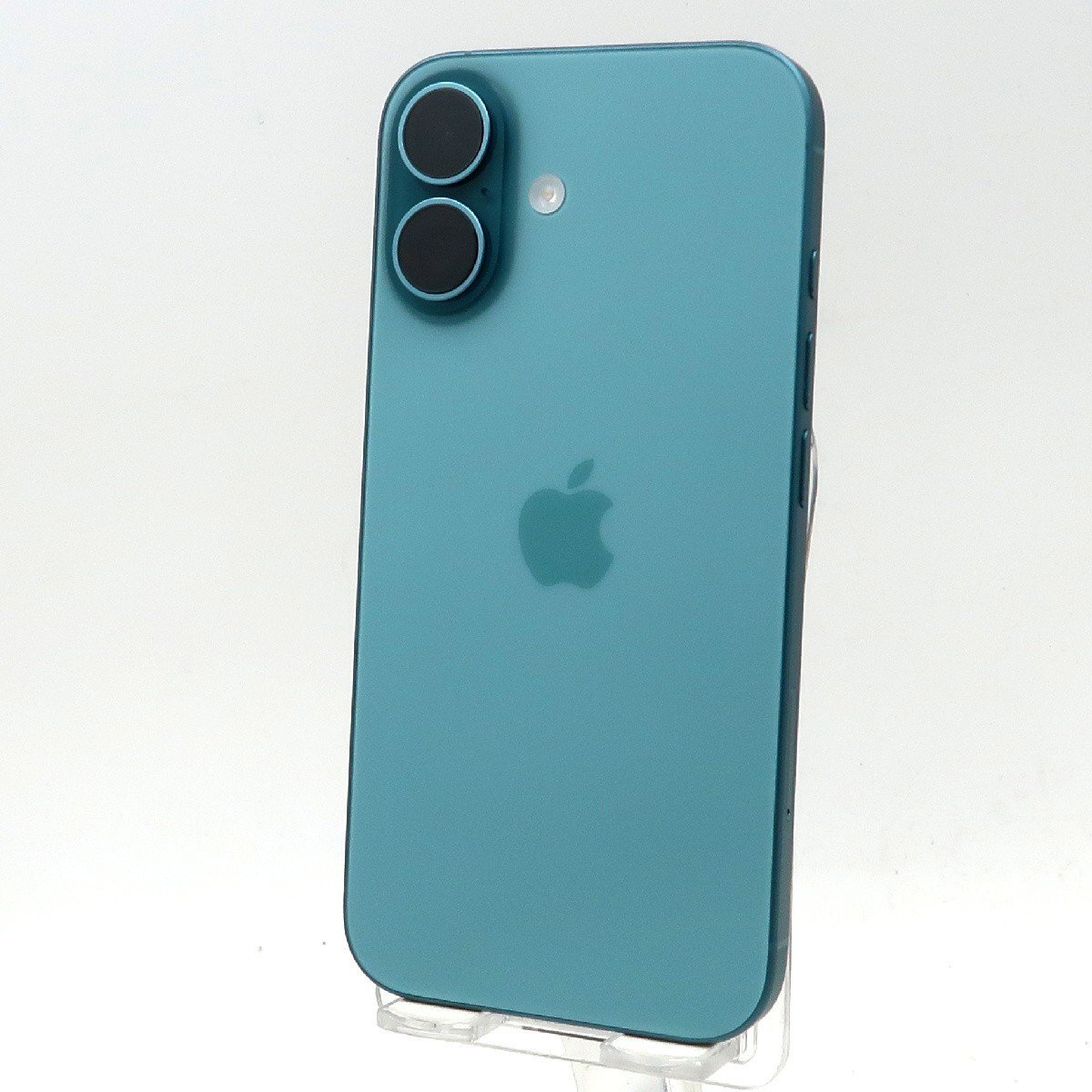 ◇美品【Apple アップル】iPhone 16 128GB SIMフリー MYDV3J/A スマートフォン ティール バッテリー最大容量90％以上